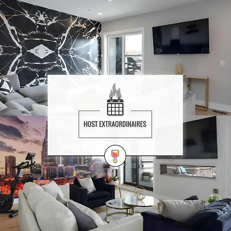 Two Townhomes- Rooftop Lounges- Hot Tub- Game Room